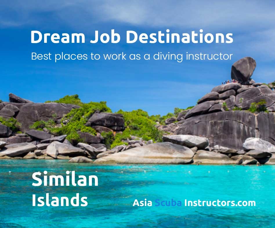 Dream destination Similan islands