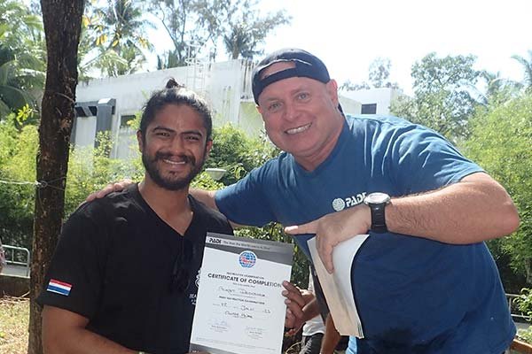 Achyut diving instructor