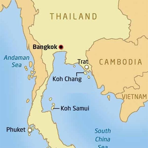 koh chang location map
