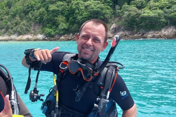 PADI IDC candidate Tony