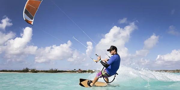 kitesurfing