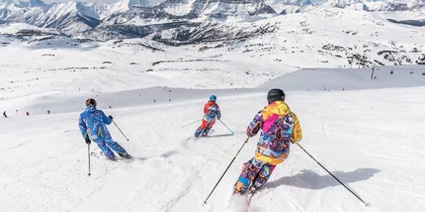 skiing