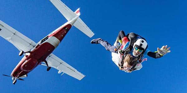 skydiving