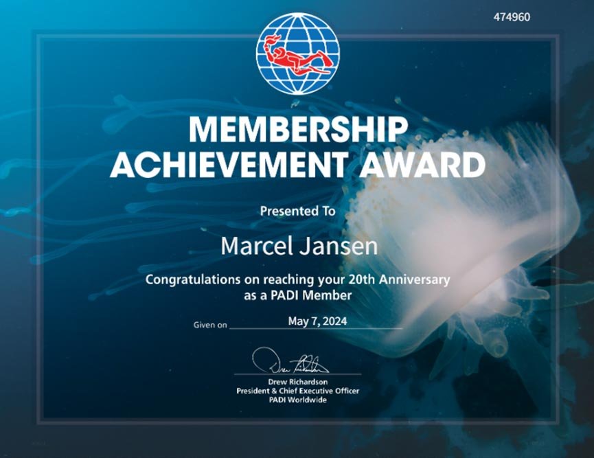 20 years membership